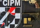 Carro suspeito de uso em execução é localizado em Sidrolândia; polícia apreende armas e R$ 24 mil