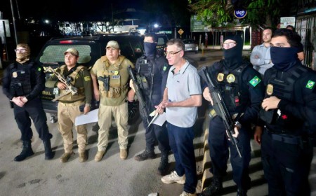 PF e órgãos de segurança prende foragido da Justiça na fronteira entre Brasil e Bolívia em Corumbá