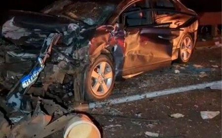 Grave acidente entre três veículos deixa um morto e quatro feridos na BR-163, em Dourados