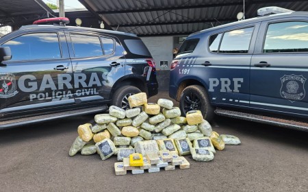 Ação conjunta apreende mais de 75 kg de drogas e prende dois homens em Campo Grande