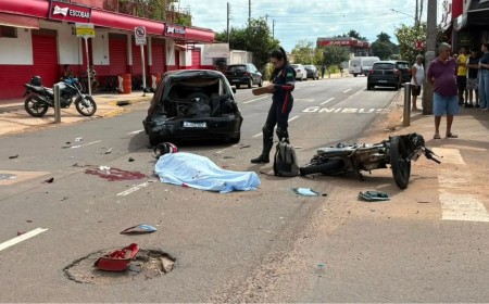 Piloto de moto morre após colisão com carro em Campo Grande