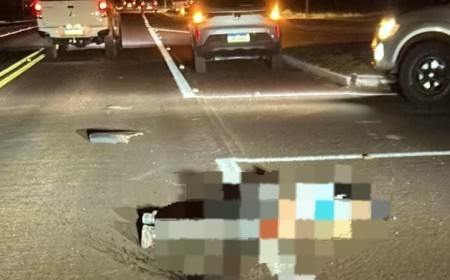 Mulher morre atropelada na BR-463 em Ponta Porã; marido é preso por omitir socorro