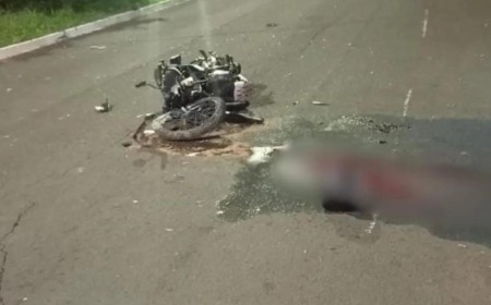 Motociclista de 34 anos morre após bater em muro na Avenida Fábio Zahran, em Campo Grande