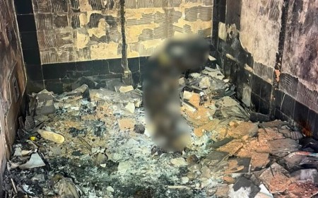 Corpo carbonizado é encontrado nos fundos de posto de combustível no Centro de Campo Grande
