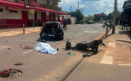 Tragédia no trânsito: Motociclista morre após colisão com carro dirigido por motorista embriagado e sem CNH em Campo Grande
