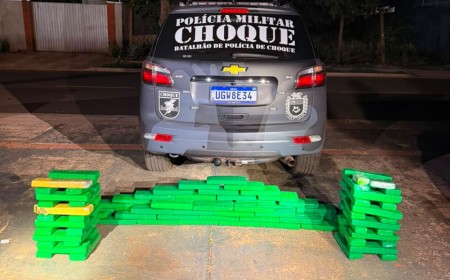Casal é preso pelo BPChoque com 120 kg de maconha e prejuízo ao tráfico passa de R$ 290 mil em Campo Grande