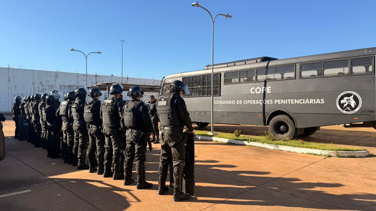 Operação Nêmesis chega ao 3º dia e faz devassa na presídio "Supermáxima" em Campo Grande (MS)