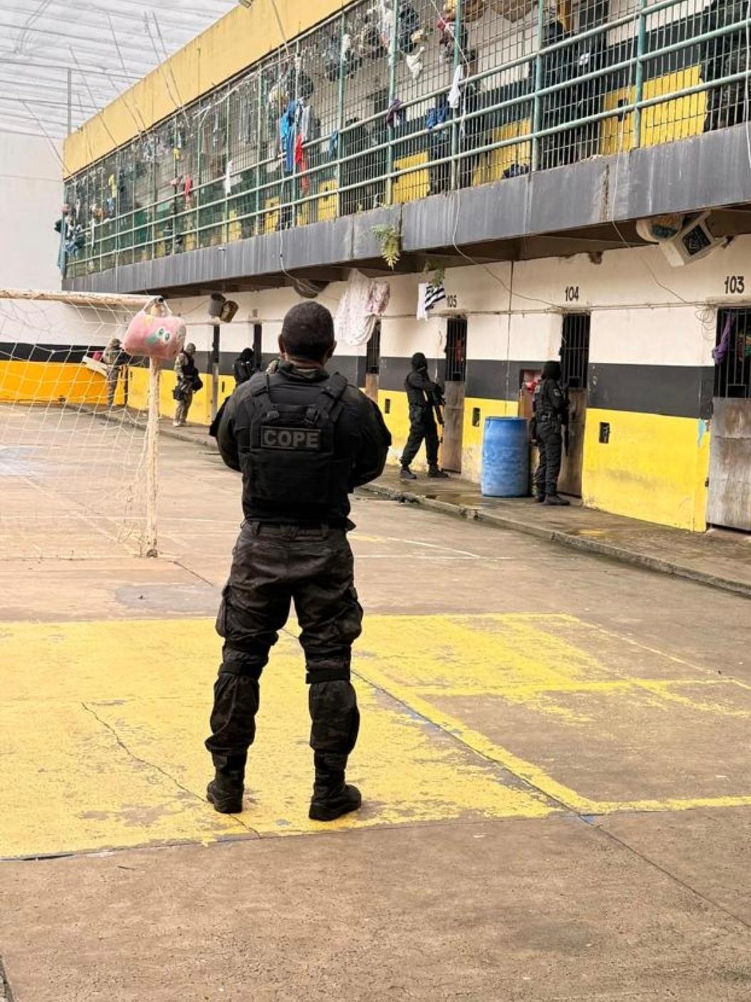 Polícia Penal deflagra 2º dia da Operação Nêmesis na Máxima de Campo Grande com apoio da Força Penal Nacional