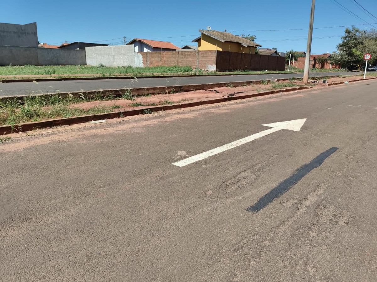 Após pedidos, rotatória é construída no Bairro Universitário