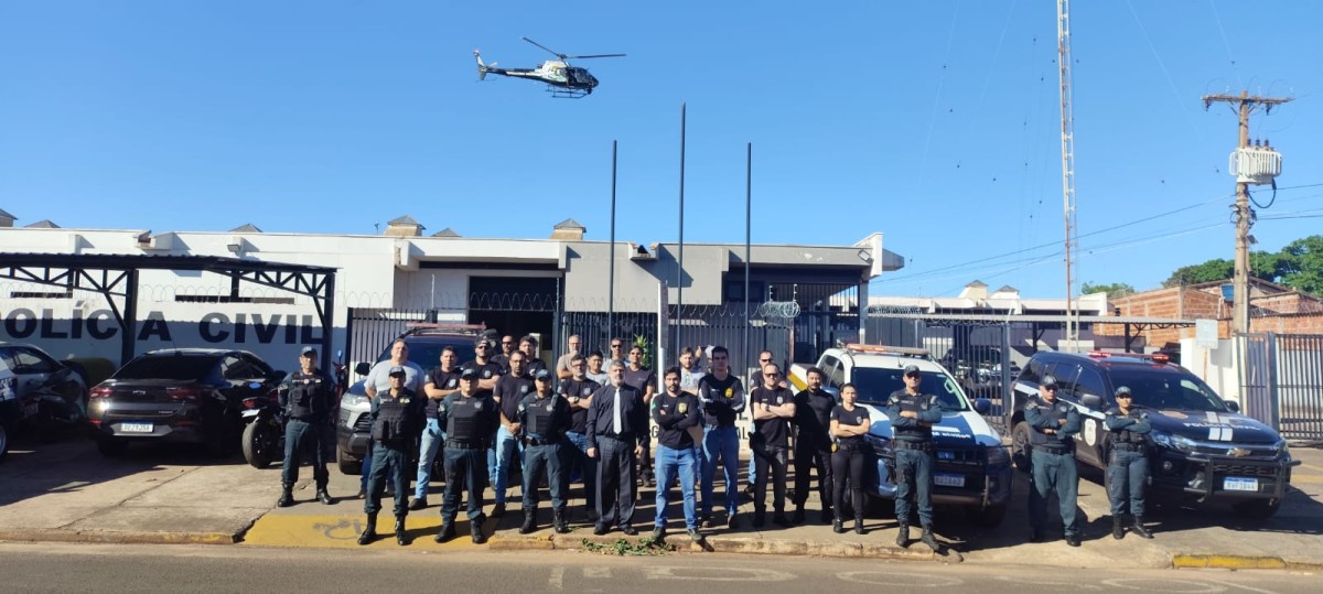 Operação Suppressio mobiliza 50 policiais, cumpre 16 ordens judiciais e captura cinco suspeitos em Paranaíba (MS)