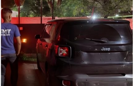 Operação da 5ª CIPM recupera Jeep Renegade roubado e prende quatro suspeitos com arma de fogo