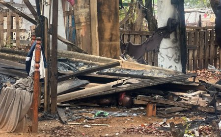 Corpo é Encontrado Parcialmente Carbonizado Após Incêndio Residenciais no Bairro
