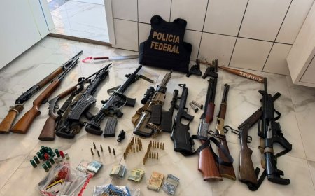 PF investiga trabalho escravo e apreende 14 armas em fazenda de MS