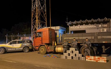 Motorista paraguaio é preso com quase 246 kg de cocaína e pasta base na Rodovia Arlindo Betio em Rosana (SP)