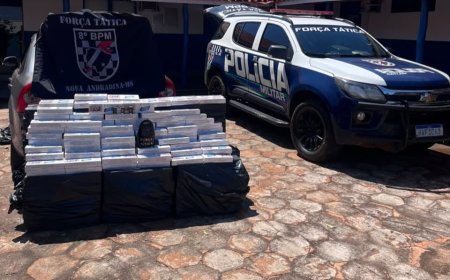 Ação da Força Tática resulta na apreensão de 755 pacotes de cigarros em Nova Andradina