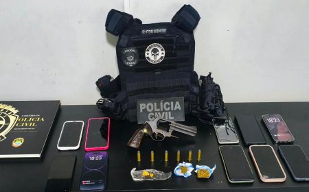 Polícia Civil prende mulher ligada a facção e comparsa por tráfico e posse de arma em Santa Rita do Pardo