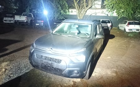 PM recupera carro roubado escondido nos fundos de casa abandonada em Ponta…