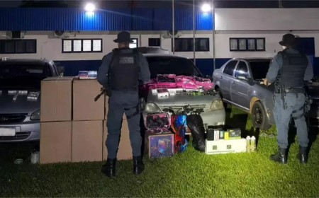 Comboio é flagrado com "canetas emagrecedoras"  na MS-162
