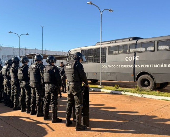 Operação Nêmesis chega ao 3º dia e faz devassa na presídio "Supermáxima" em Campo Grande (MS)