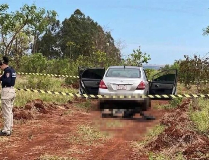 Homem de 36 anos é encontrado morto a tiros e com corpo semicarbonizado na fronteira