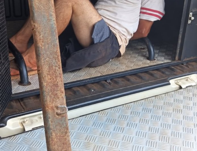 Homem é preso pela Guarda Municipal ao tentar arrombar empresa e ameaçar proprietário com barra de ferro em Dourados