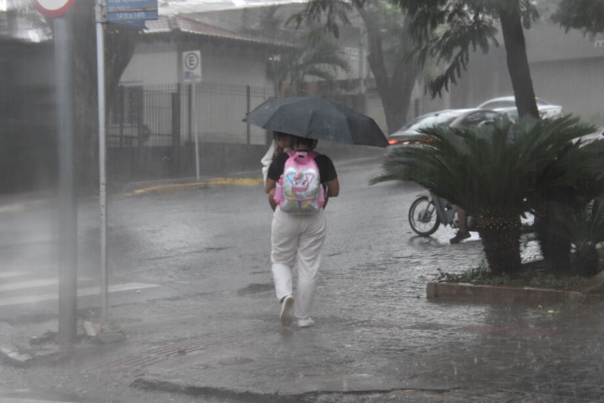 Tempo vira em MS e traz pancadas de chuva