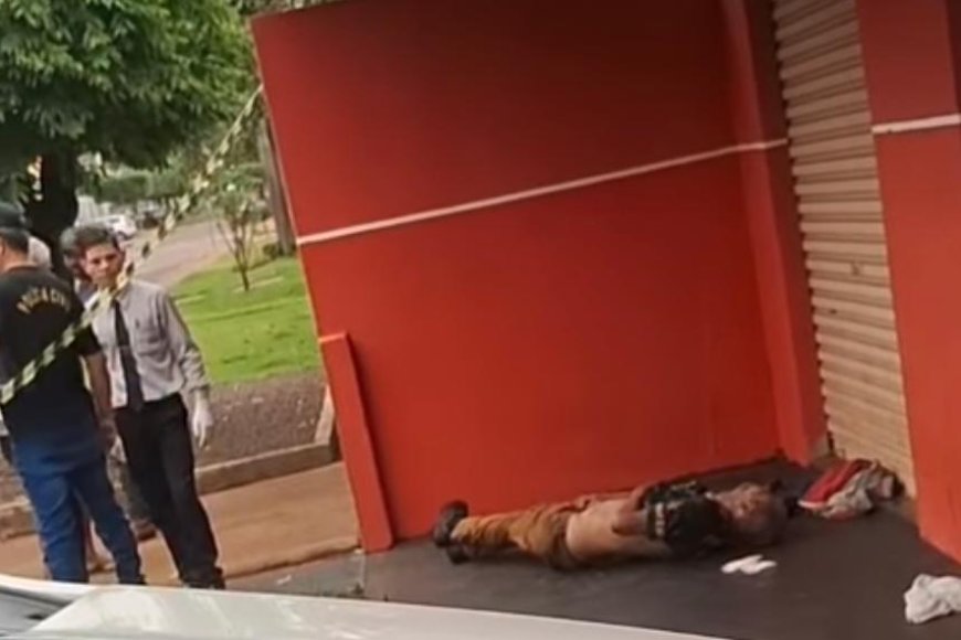 Homem de 43 anos é encontrado morto em frente a igreja em Dourados
