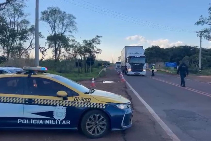 Tráfego de veículos pesados é proibido na MS-040 entre Campo Grande e Santa Rita do Pardo