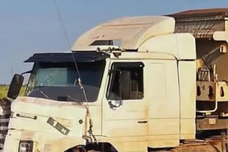 Colisão entre carreta e trator deixa um morto e um ferido na MS-162, em Doi…