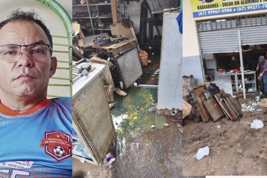Era só uma solda: Explosão transforma oficina em cenário de destruição
