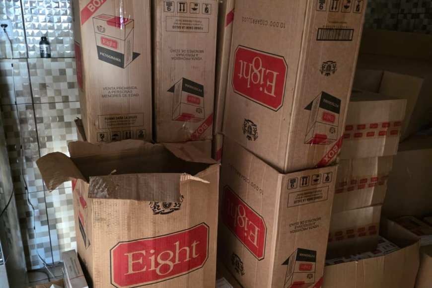 GCM estoura entreposto do crime e apreende toneladas de cigarros, agrotóxic…