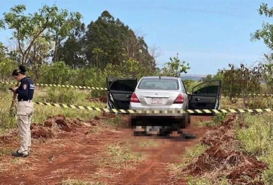 Homem de 36 anos é encontrado morto a tiros e com corpo semicarbonizado na fronteira