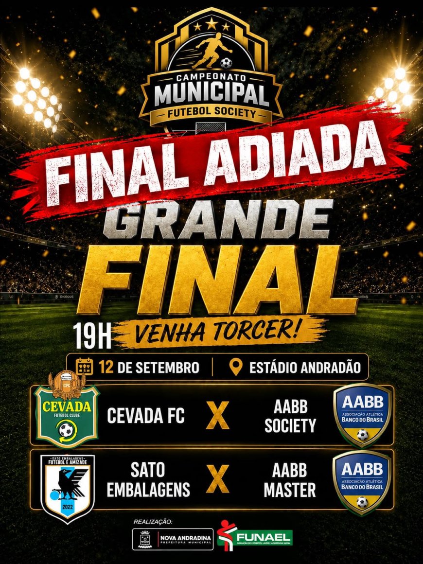 Mau tempo adiado finais da FUNAEL por motivos de segurança
