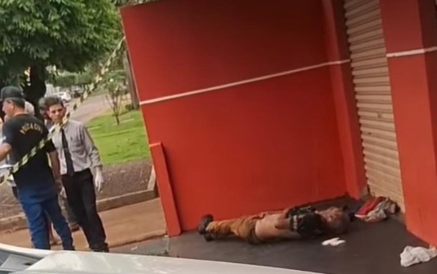 Homem de 43 anos é encontrado morto em frente a igreja em Dourados