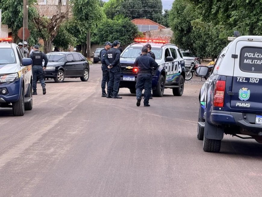 Homem armado morre em confronto com a PM após atirar em policial e invadir casa em Bataguassu