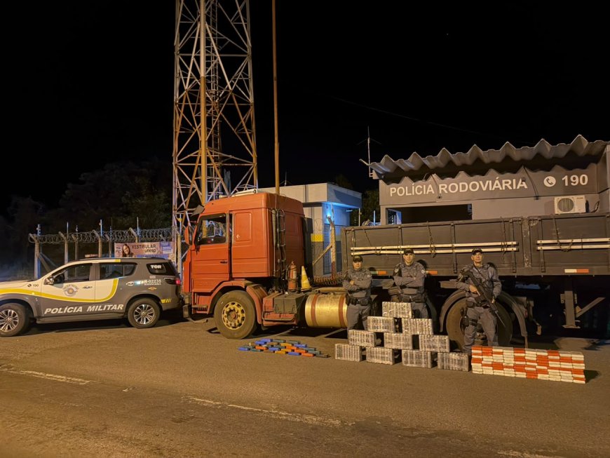 Motorista paraguaio é preso com quase 246 kg de cocaína e pasta base na Rodovia Arlindo Betio em Rosana (SP)