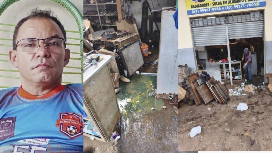 Era só uma solda: Explosão transforma oficina em cenário de destruição