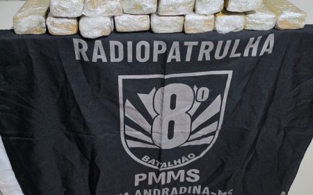 Nova Andradina: mala recheada de maconha faz viagem acabar antes da hora