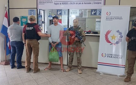 Brasileiro procurado por 40 anos de prisão é despachado do Paraguai