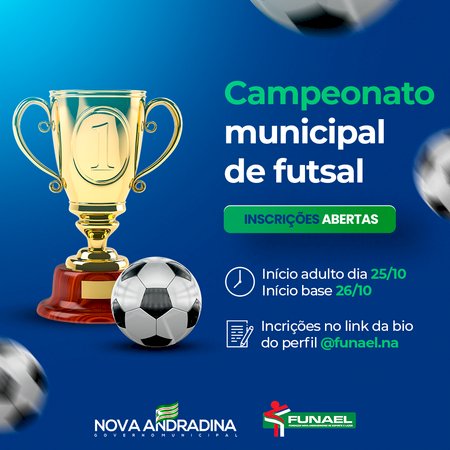 Nova Andradina se prepara para Campeonato Municipal de Futsal