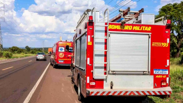 Colisão entre veículos na BR-060 deixa vítimas graves e criança ferida em Campo Grande