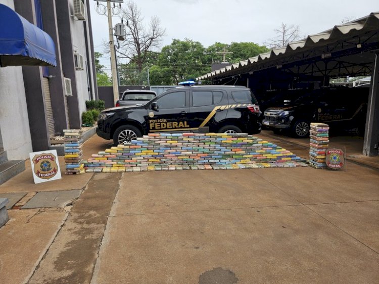 PF apreende mais de 400 kg de cocaína em Aparecida do Taboado