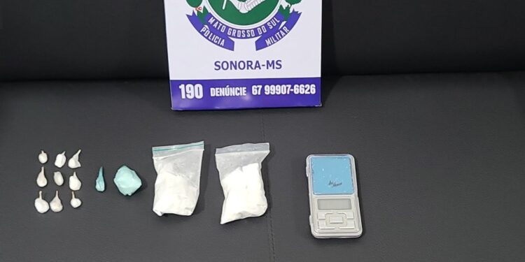 Polícia Militar prende homem por tráfico de drogas em Sonora