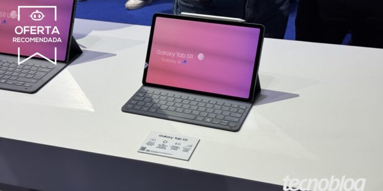 Galaxy Tab S11 tem 23% OFF em até 10x sem juros em oferta no Mercado Livre • Tecnoblog