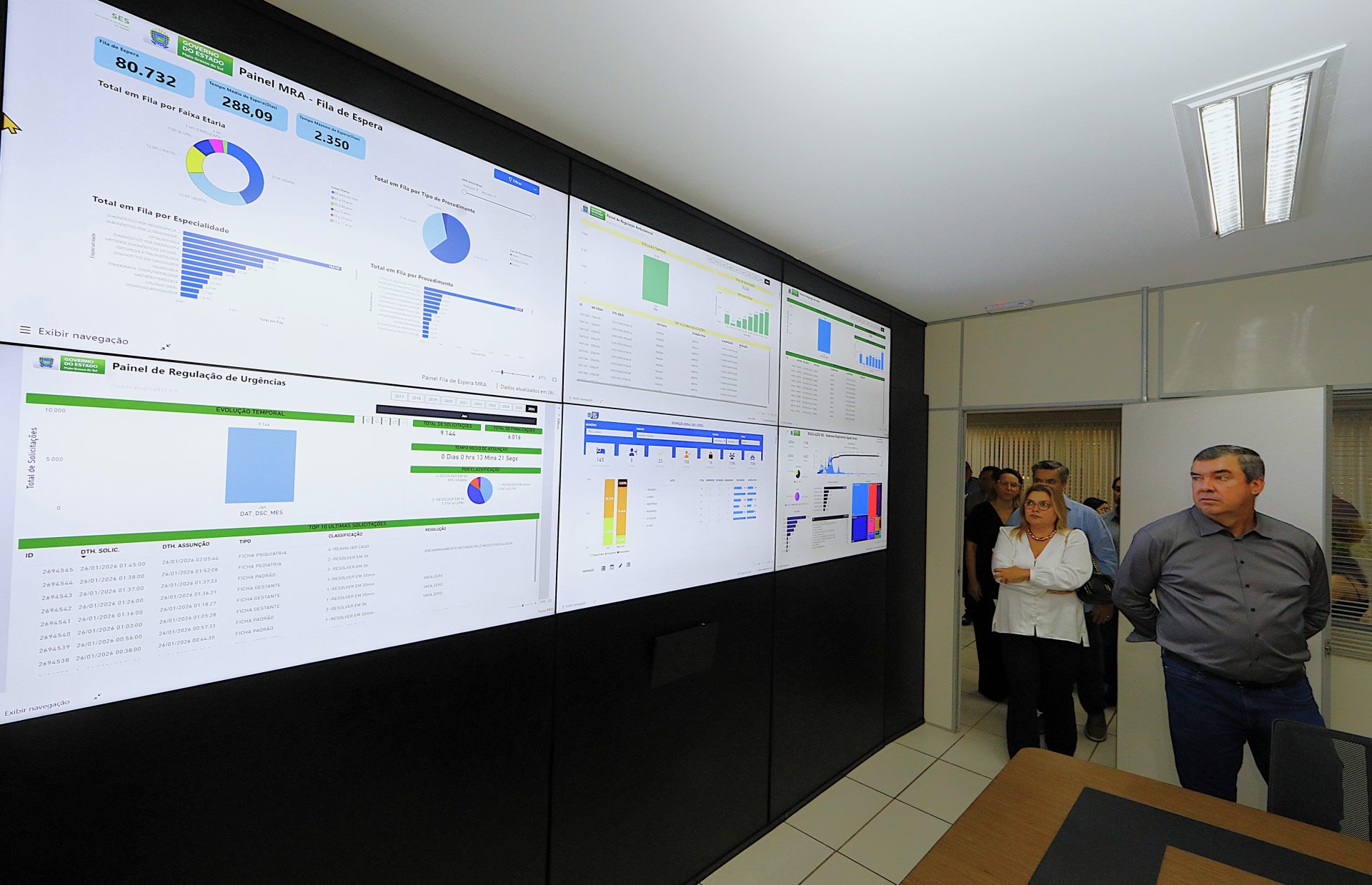 Central de regulacao SES Foto Saul Schramm