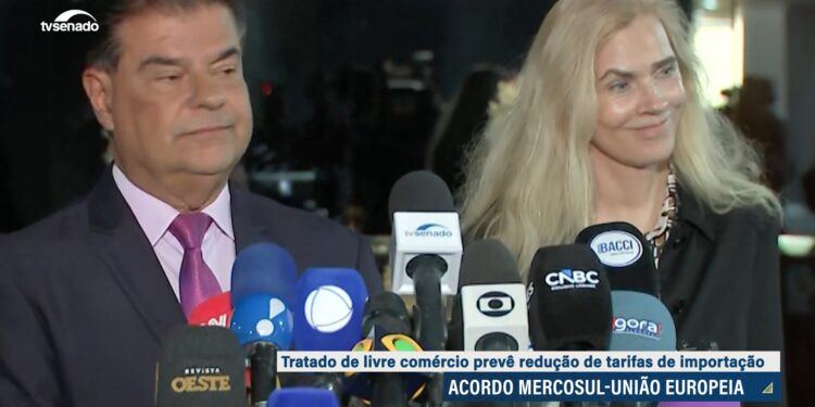 Acordo Mercosul-UE deve ter análise ágil, defendem Nelsinho Trad e embaixadora