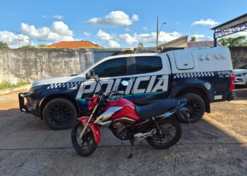 Polícia Militar apreende motocicleta em Rio Verde