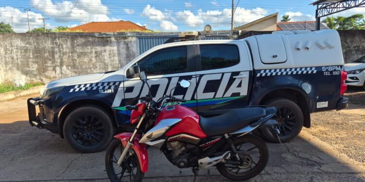 Polícia Militar apreende motocicleta em Rio Verde