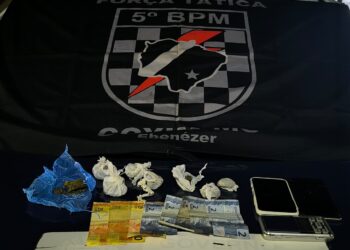 Polícia Militar prende jovem e apreende adolescente por tráfico de drogas em Rio Verde