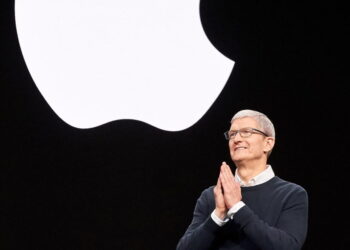 Tim Cook durante um evento da Apple em 2019